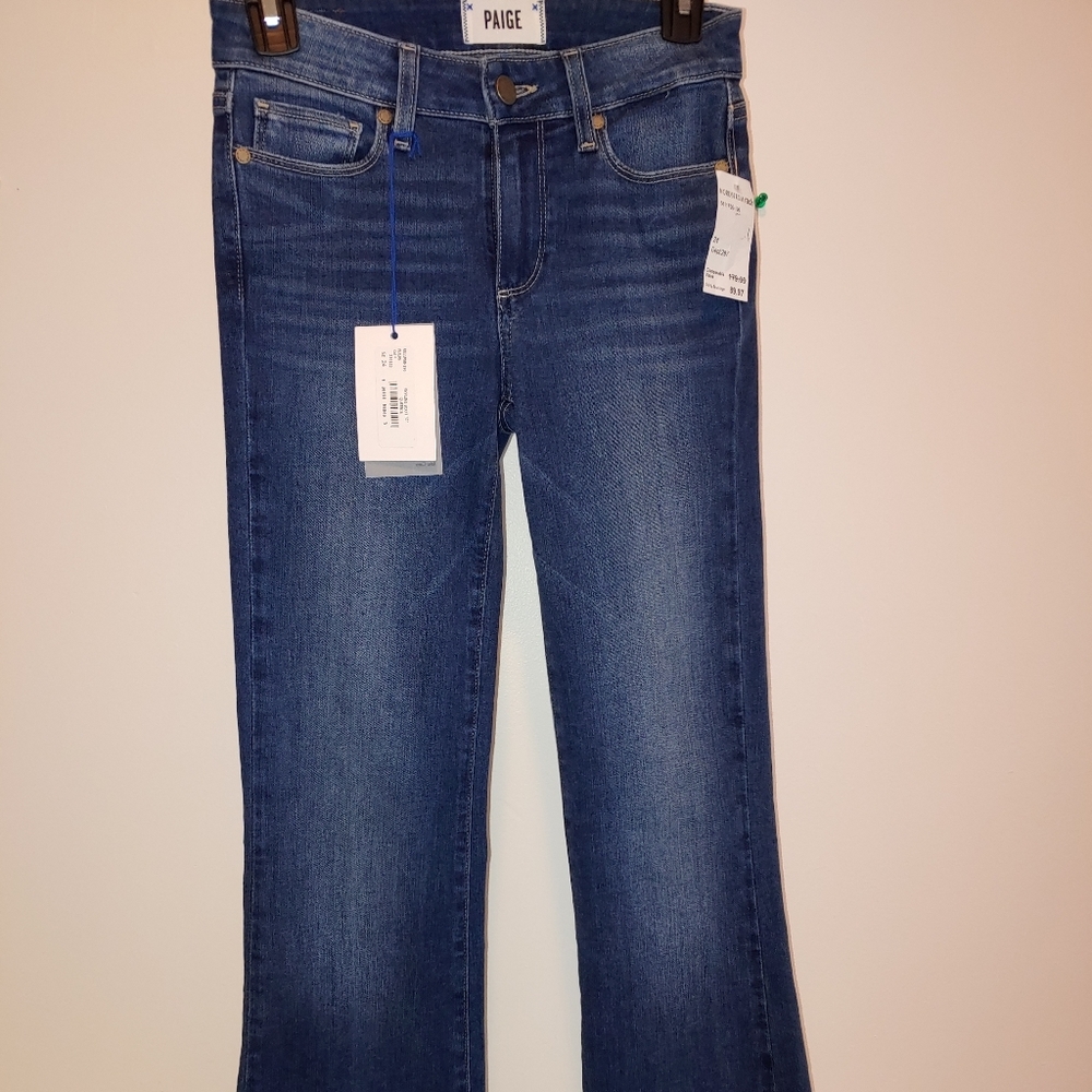 NWT Paige Jeans Sz 24 Inseam 32